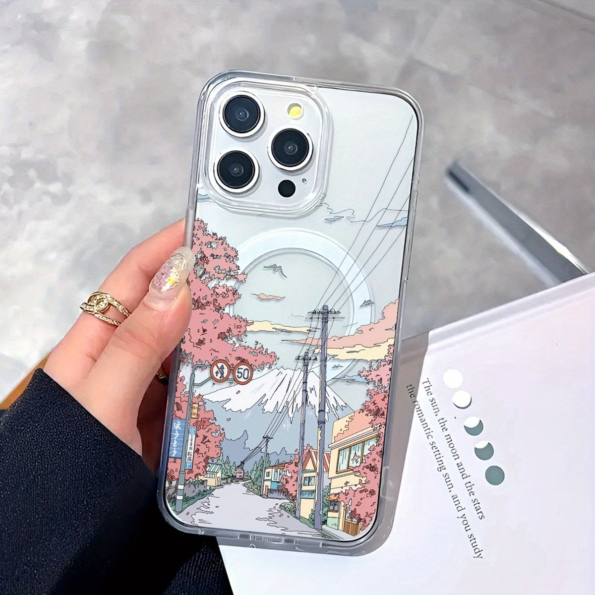 Plants X - Funda de teléfono con patrón de