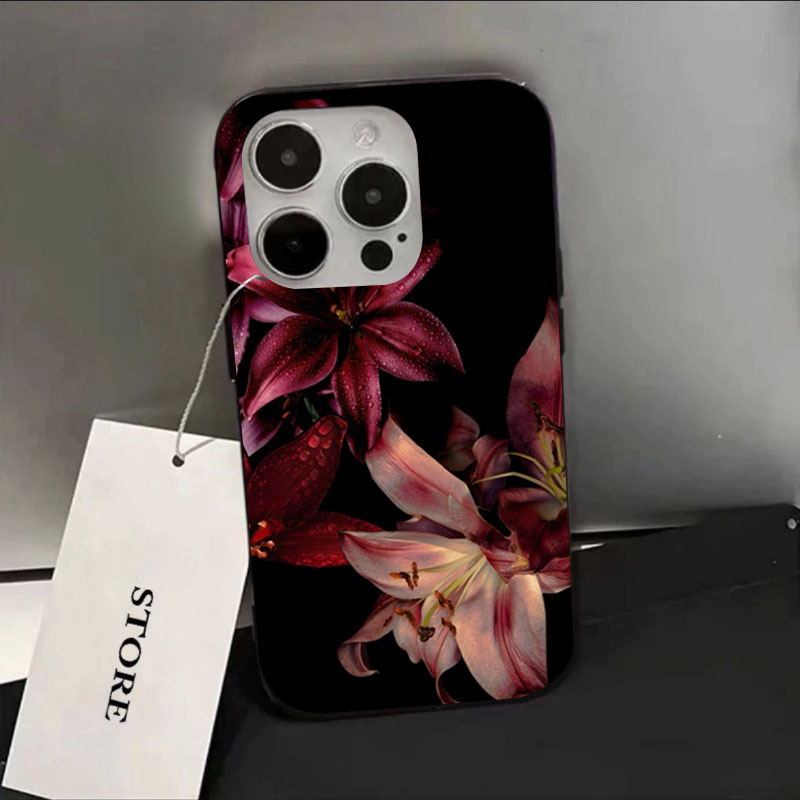 Plants X - Funda de teléfono elegante con flor