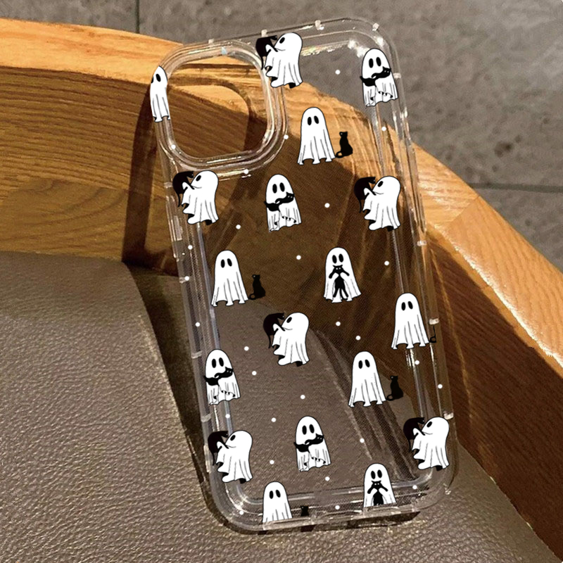 Plants X - Funda transparente con estampado de fantasma