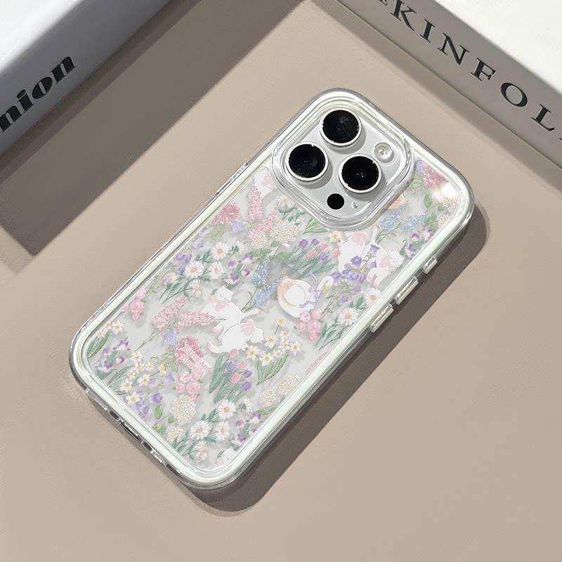 Plants X - Funda de silicona transparente suave con