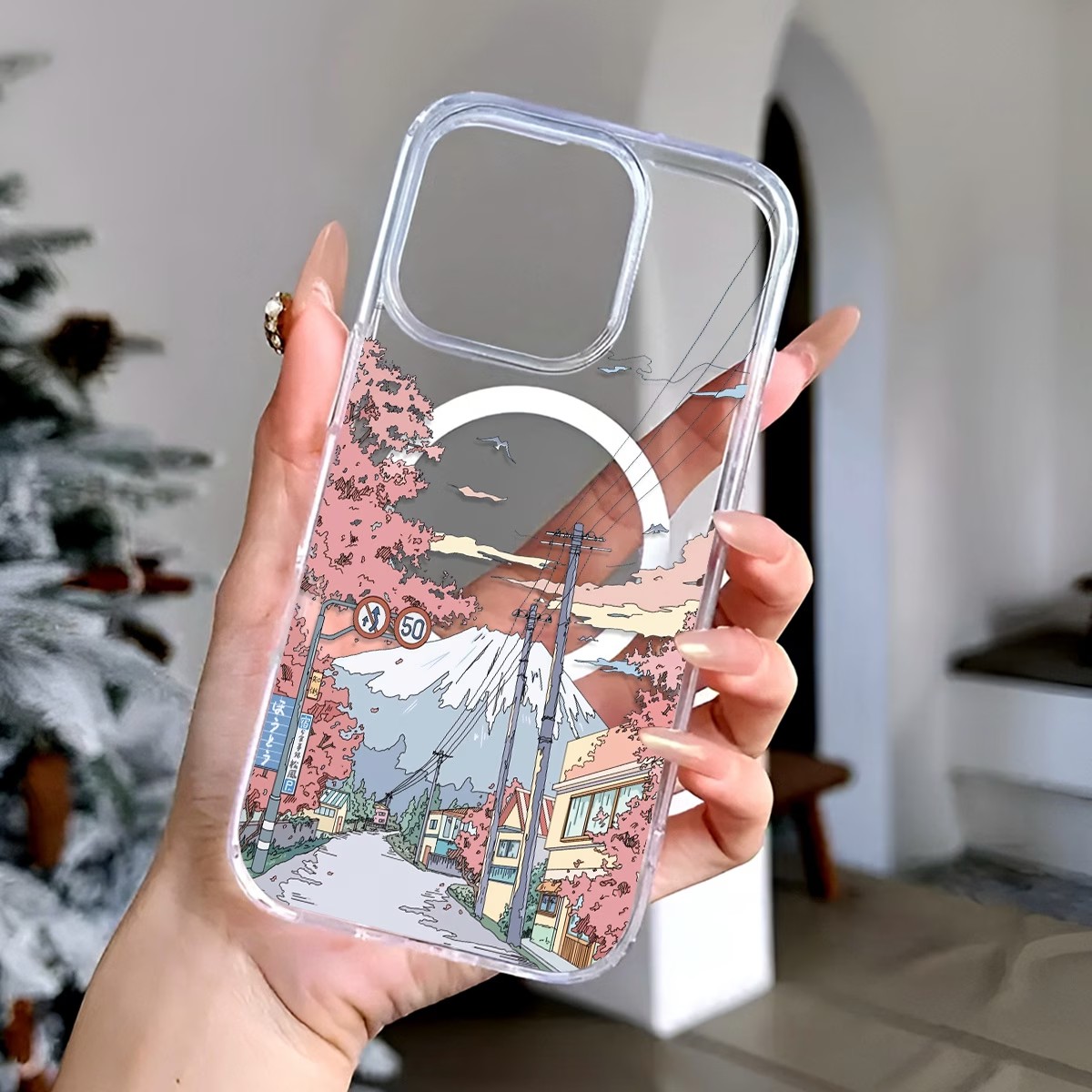 Funda de teléfono con patrón d - Plants X reseña y precio
