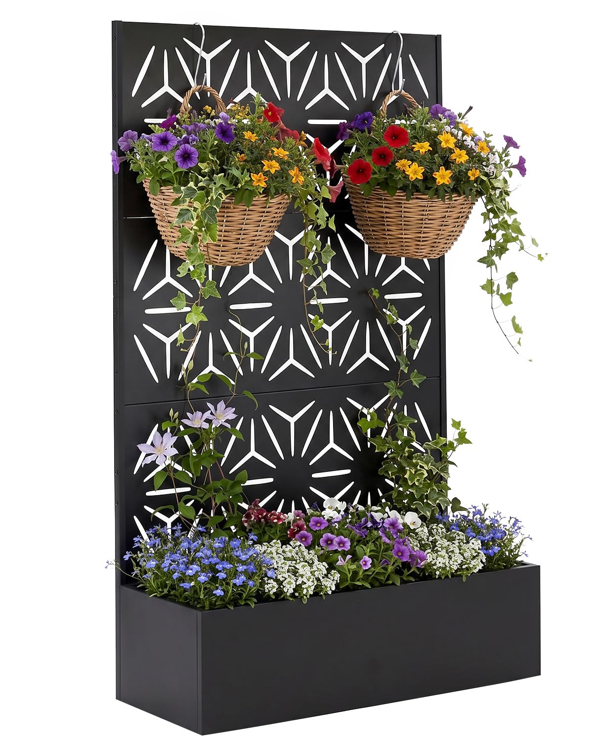 Jardinera metálica para todo t - Plants X reseña y precio