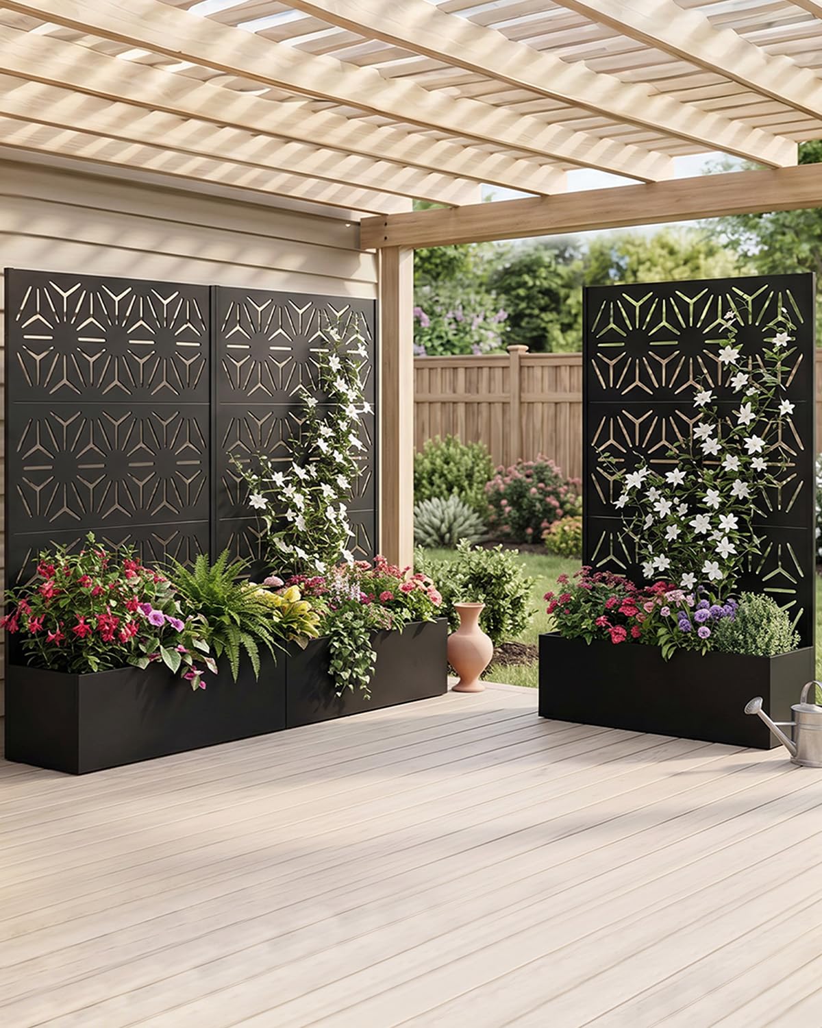 Jardinera metálica para todo t - Plants X reseña y precio