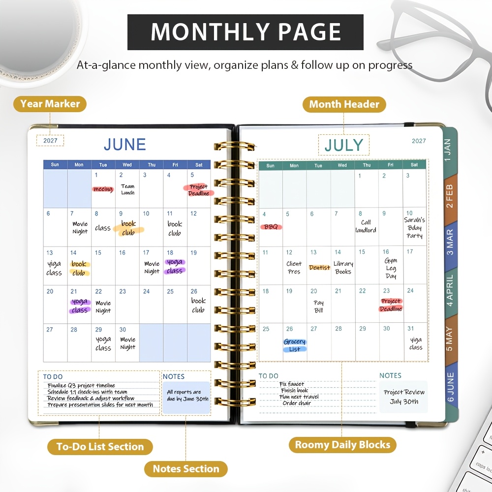 Agenda Diaria 2027 con Anillas - Planned Parenthood reseña y precio