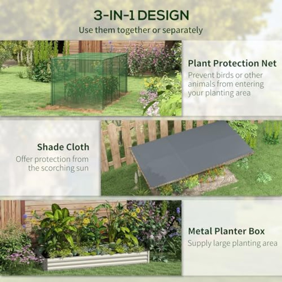 Jardinera Elevada Galvanizada  - Plants X reseña y precio